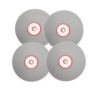 Set di 4 dischi abrasivi for lucidatura da 100 mm, grana 600, 800, 1200 e 3000, mola abrasiva piatta rivestita in diamante, disco abrasivo for lucidatura lapidaria.