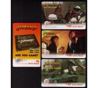 Set Di 4 Diversi SAMPLES Di Carte Telefoniche Della Serie Jumanji