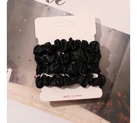 Set di 4 elastici per capelli in raso, per donne e ragazze, accessori per capelli, materiale di alta qualità, design antiscivolo, senza dolore, senza danni (P)