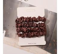 Set di 4 elastici per capelli in raso, per donne e ragazze, accessori per capelli, materiale di alta qualità, design antiscivolo, senza dolore, senza danni (Q)