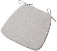 Set di 4 eleganti cuscini grigi con laccetti, sfoderabili, cerniera nascosta, perfetti per ufficio e cucina, comodi cuscini per la casa e la sala da pranzo