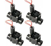 Set di 4 Elettrovalvola di Irrigazione Hunter PGV-100, 24V 1'', per sistema automatico, controllo con tutti i programmatori elettrici sul mercato