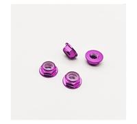 Set di 4 eliche M5 per RC FPV Racing Drone, in lega di alluminio autobloccante con wrench a sgancio rapido, compatibile con 2204 2205 2306 motore brushless (4 pezzi CCW) viola