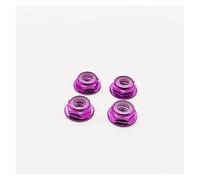 Set di 4 eliche M5 per RC FPV Racing Drone, in lega di alluminio Self-Locking Motor Screw con Quick Release Wrench, compatibile con 2204 2205 2306 motore brushless (4 pezzi viola CW)