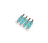 Set di 4 fermagli per capelli senza cuciture, senza cuciture, per trucco e lavaggio del viso, accessori per donne e ragazze (azzurro, 4 pezzi)