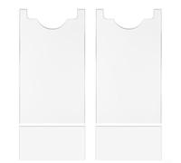 Set di 4 fermapanni in acrilico trasparente per divano/letto, per la spaziatura dei mobili e la protezione del pavimento in appartamenti, dormitorio e piccoli spazi abitativi