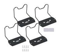 Set di 4 fermi antiscivolo in metallo - Fissatore per materasso che impedisce lo scivolamento | Per uso domestico, famiglia, camera da letto, camper, hotel e base