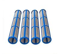 Set di 4 filtri a pompa airless per vernice a collettore lungo, 31 × 180 mm, rete di ricambio in acciaio inox per Graco G-Contractor II SE (100 mesh)
