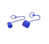 Set di 4 filtri idraulici a innesto rapido per accoppiatore a faccia piatta Bobcat in gomma PVC per evitare l'ingresso di polvere, sporco e umidità nelle apparecchiature idrauliche (3/8)