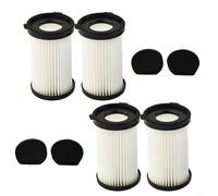 Set di 4 filtri per aspirapolvere e spugne di ricambio per Cecotec per Conga Accessori per aspirapolvere adatti per modelli Thunderbrush 520/550/560 E