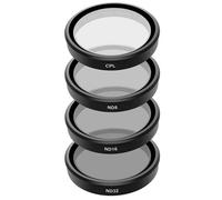 Set di 4 Filtri Telesin CPL ND8 ND16 ND32 per DJI Osmo Action 3 4 5