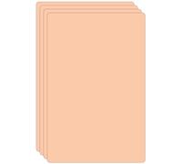 Set di 4 fogli in silicone giallo per esercitarsi con l'ago, formato A4, ideale per principianti