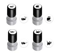 Set di 4 francobolli autoinchiostranti per la scuola, con elogio e incoraggiamento