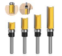 Set Di 4 Frese per Legno Gambo 8Mm, Punte per Legno Metallo, Fresatura Con Cusci