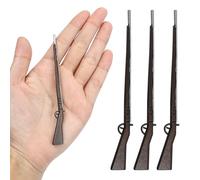 Set di 4 fucili in miniatura in scala 1/12 - Accessori per la decorazione della casa delle bambole per artigianato