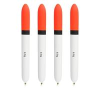Set di 4 galleggianti da pesca grossolani, 8 g, galleggianti da pesca per la pesca in acqua ferma e in acqua corrente