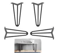 Set di 4 gambe da tavolo in metallo resistente, 80 cm, capacità 500 kg / 1100lbs, ideali per progetti di mobili fai da te, decorazioni per la casa e ristrutturazioni.