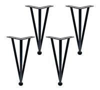 Set di 4 gambe regolabili per mobili, colore nero, 15 cm, gambe di ricambio per tavolini da caffè, divani, tavoli da pranzo, armadi, scrivanie, mobili fai da te