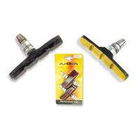 Set Di 4 Ganasce V-Brake. Giallo per Bici Bicicletta Bike