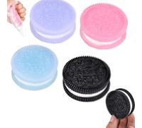 Set di 4 giocattoli antistress per biscotti, giocattoli resistenti alla pressione, giocattolo schiacciante, biscotti, giocattolo di decompressione ultra sottile, giocattolo di decompressione