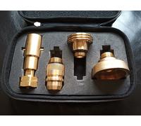 Set Di 4 Gpl Propano Bottiglia Ricarica Adattatore m21.8 SX Gas Autogas Europa+