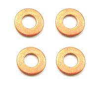 (Set di 4) Guarnizione iniettore in rame compatibile CLIO KANGOO SPACE LAGUNA MEGANE MASTER TWINGO SCENIC THALIA LOGAN SANDERO 1.5 1.9 2.0 2.2 2.5 DCI OEM: 7703062072