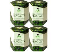 Set di 4 Haggis Scozzese Vegetariano Regali di Cibo Scozzese Piatto Nazionale Scozzese