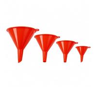Set di 4 Imbuti Universal, Imbuto Cucina, Plastica, Imbuti da Cucina, Diverse Dimensioni per il Trasferimento di Liquidi, Ideale per Conserve, Laboratorio e Olio per Auto, Cucina, Grigio