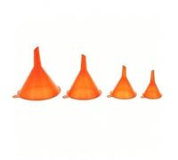 Set di 4 Imbuti Universal, Imbuto Cucina, Plastica, Imbuti da Cucina, per Il Trasferimento di Liquidi, Ideale per Conserve, Cucina, Laboratorio e Olio per Auto