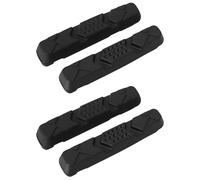 Set di 4 Inserti in Gomma per Pastiglie Freno Bici Compatibile con BROMPTON Neri