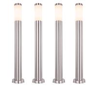 4x Esterno Supporto Steh Lampade Giardino Colonne Acciaio Inox Veranda Altezza [EEK: Inaditato]
