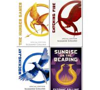 Set Di 4 Libri: Hunger Games, Catching Fire, Mockingjay E Sunrise On The Reaping