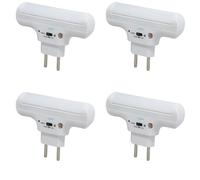 Set di 4 - luce notturna a LED ricaricabile multifunzione