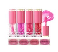 Set Di 4 Lucidalabbra, Lucidalabbra Che Cambiano Colore, Lipgloss Brillante, Rossetti Liquidi, Idratanti Lipgloss, Finish Vetro, Trucco Labbra per Donne