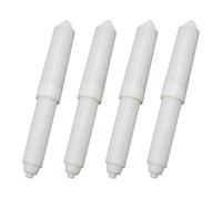 Set di 4 mandrini per rotolo di carta igienica con inserti a molla in plastica per porta carta igienica bagno e hotel
