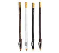 Set di 4 matite da parrucchiere con temperamatite integrato, per attaccatura dei capelli, per barba e attaccatura dei capelli, per uomini