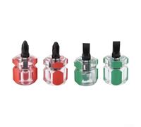 Set di 4 mini cacciaviti, per cacciavite tozzo, con cacciavite piatto e per cacciavite Phillips, manico corto, strumenti di riparazione per spazi ristretti, macchine da cucire, cromo vanadio