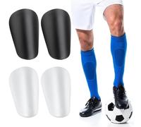 Set di 4 mini football shin pads, piccoli parastinchi da calcio, parastinchi per bambini, per ragazzi e ragazze