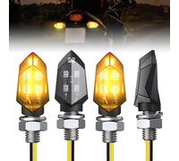 Set Di 4 Mini Indicatori Di Direzione Moto 12 V, Indicatore Universale Impermeab