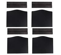 Set di 4 mini lavagnette bifacciali innovative per decorazione di casa, hotel, bar e scrivania.