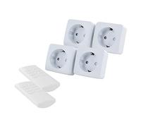 Set di 4 miniprese On/off + 2 telecomandi (SCH - Tipo F)