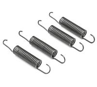 Set di 4 molle di trazione, compatibili con lavatrici Miele, molle di serraggio per sospensione a tamburo, ricambio per 4473970, 4710290, molla per lavatrice in acciaio molla, circa 165 mm