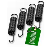 Set di 4 molle lavatrice con codice originale 4176890 04176890 4473970 04473970 4176780 4710290 4710291 7736611 per Miele 02050383 per fonte | Molla di trazione in acciaio inox | 3 nan