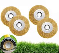 Set di 4 multibrush per Gloria, spazzola di ricambio in metallo per licheni e muschio, larghezza 10 mm, Weedbrush