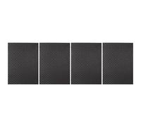 Set di 4 organizer modulari per attrezzi, facile da installare per garage o spazio di lavoro, soluzione ideale per l'organizzazione domestica e una gestione efficiente degli attrezzi