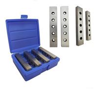 Set di 4 paia di blocchi paralleli in acciaio, 15,2 cm, temprato, blocco parallelo, strumenti per tornio