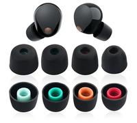 Set di 4 paia di cuscinetti auricolari in silicone compatibili con Sony WF-1000XM5, WF-1000XM4, WF-1000XM3, WF-C700N, set di cuscinetti in silicone morbido