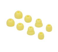 Set di 4 paia di cuscinetti di ricambio in silicone per cuffie wireless Powerbeats Pro Beats, 4 paia (giallo)