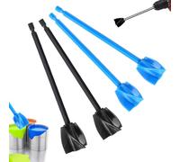 Set di 4 palette per miscelatore in resina, riutilizzabili, per miscelare la vernice, strumento di fissaggio per trapano da 6,35 mm, per smalto pigmentato in silicone