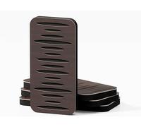 Set di 4 Pannelli acustici stretti per l'assorbimento e la diffusione del suono | 46x23 cm | Diffusione - Riflessione - Insonorizzazione | Colore delle piastre: [COLUMBIA-18 | Wengé]